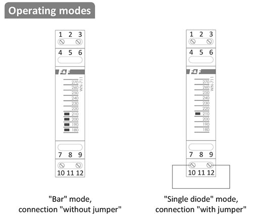 WN-711 operating mode